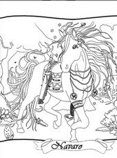 coloriage bella sara navaro